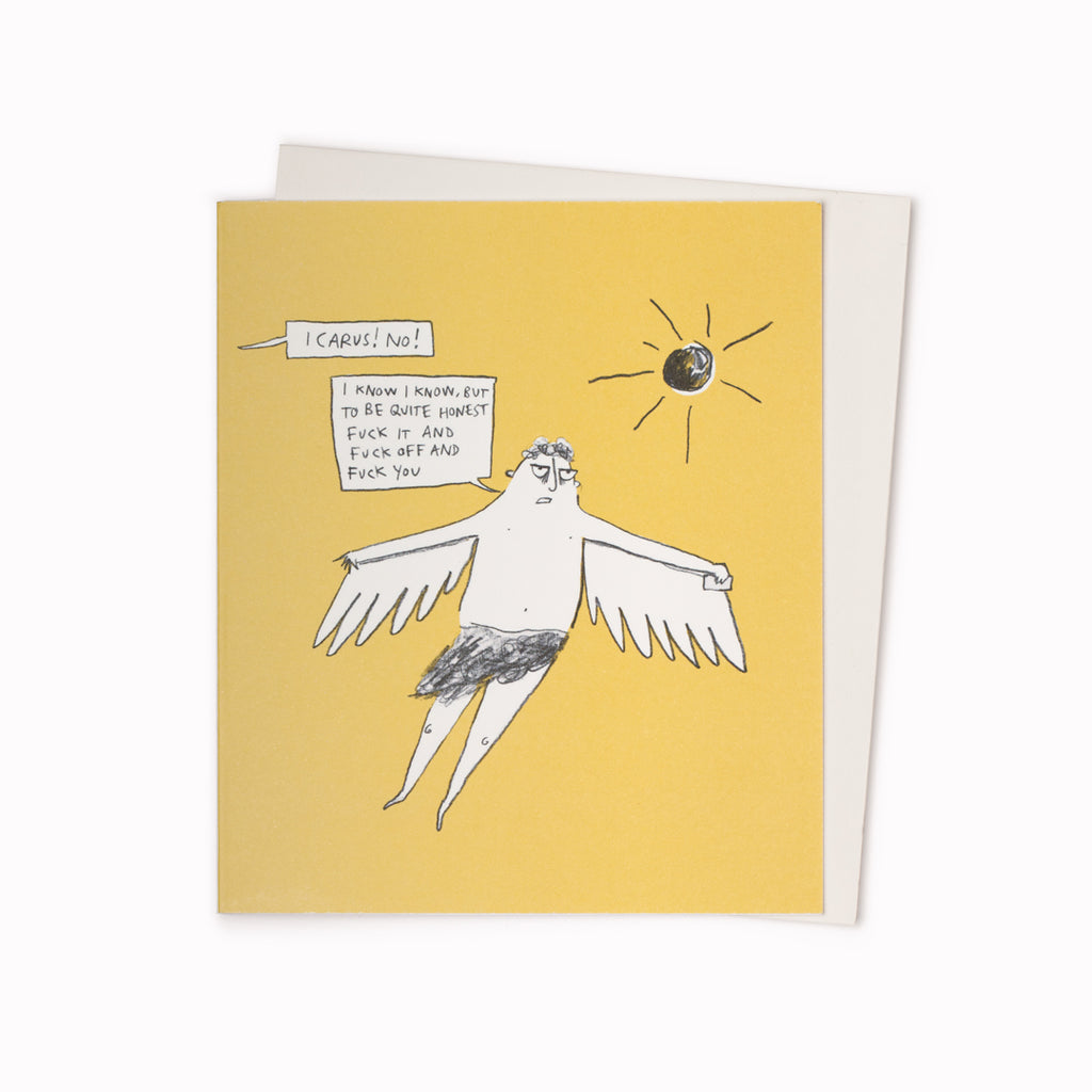 Icarus Greeting Card