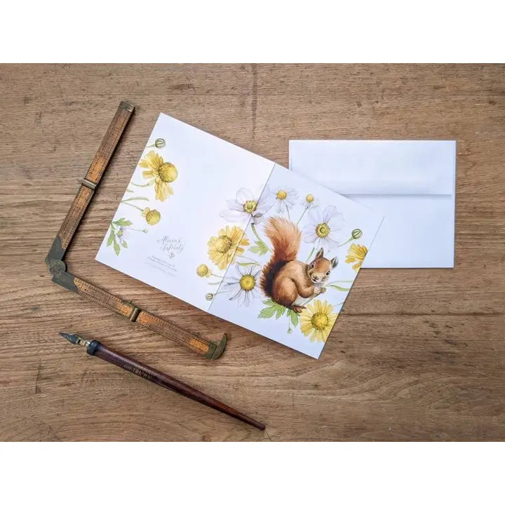 Red Squirrel Card