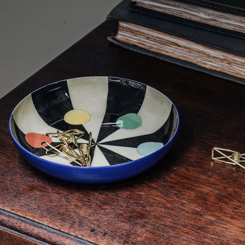 Round Enamel Tray BensonÕs Colour Hexagon