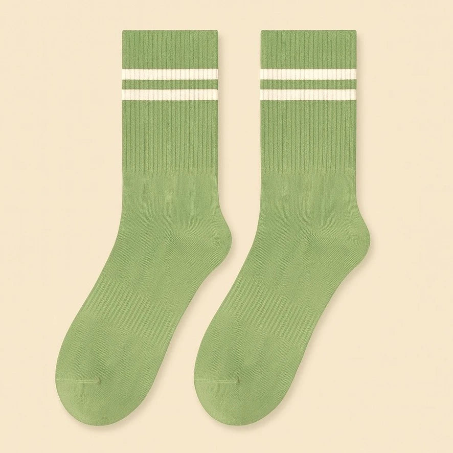 Bettega Classic Crew Socks with Stripe Detail (3 pack) Martina Palette