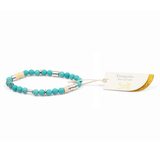 Intermix Stone Stacking Bracelet Turquoise