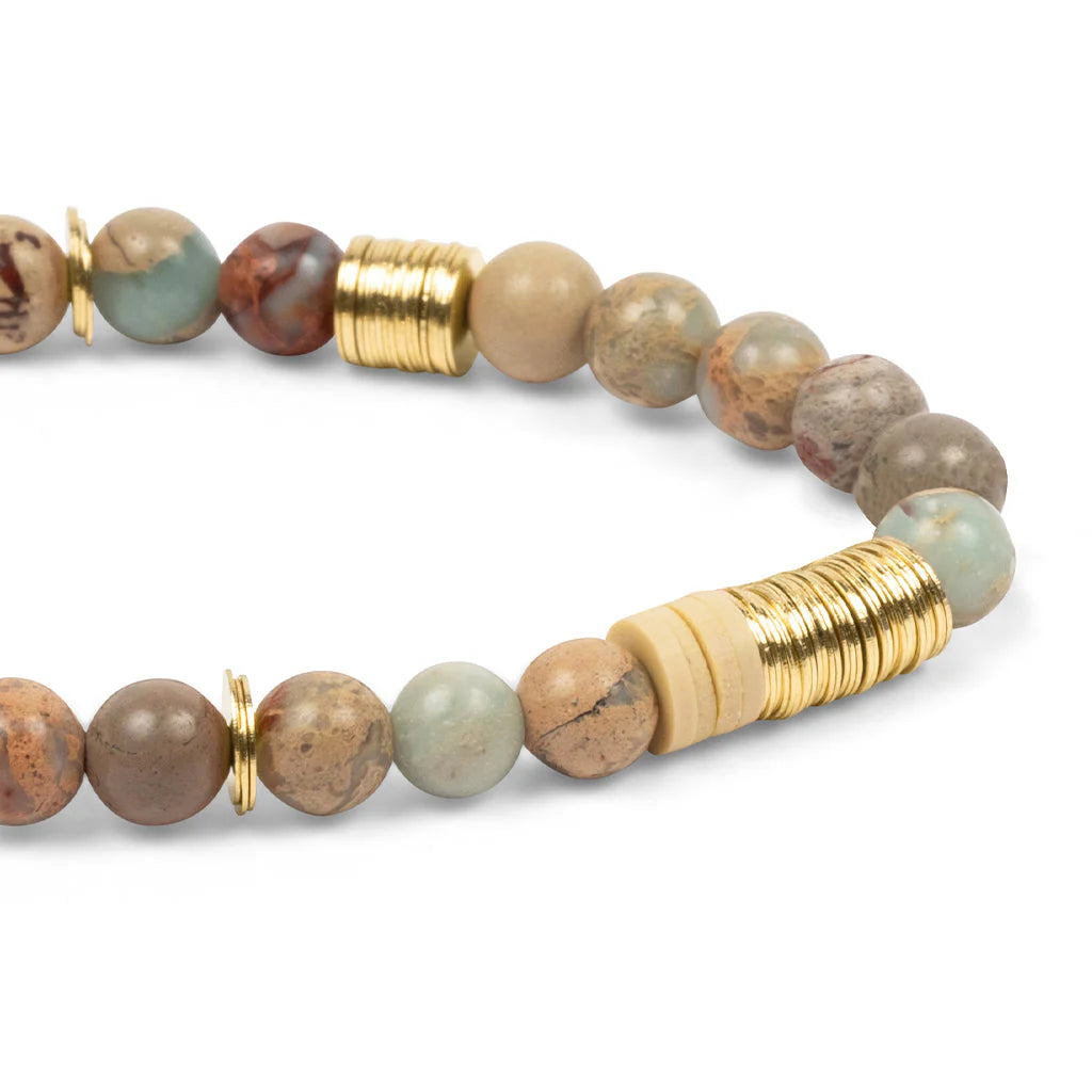 Intermix Stone Stacking Bracelet Aqua Terra