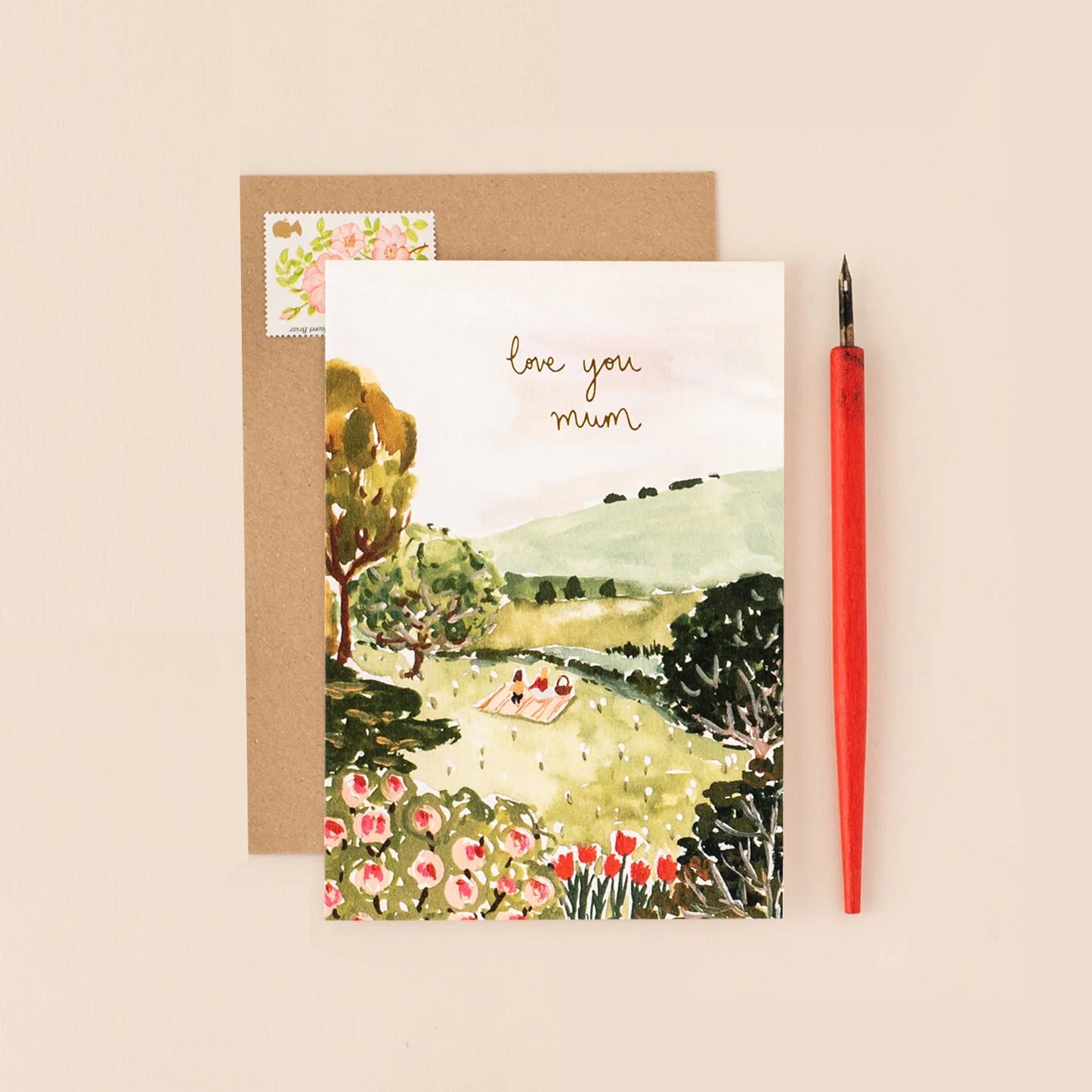 Picnic Scene Card