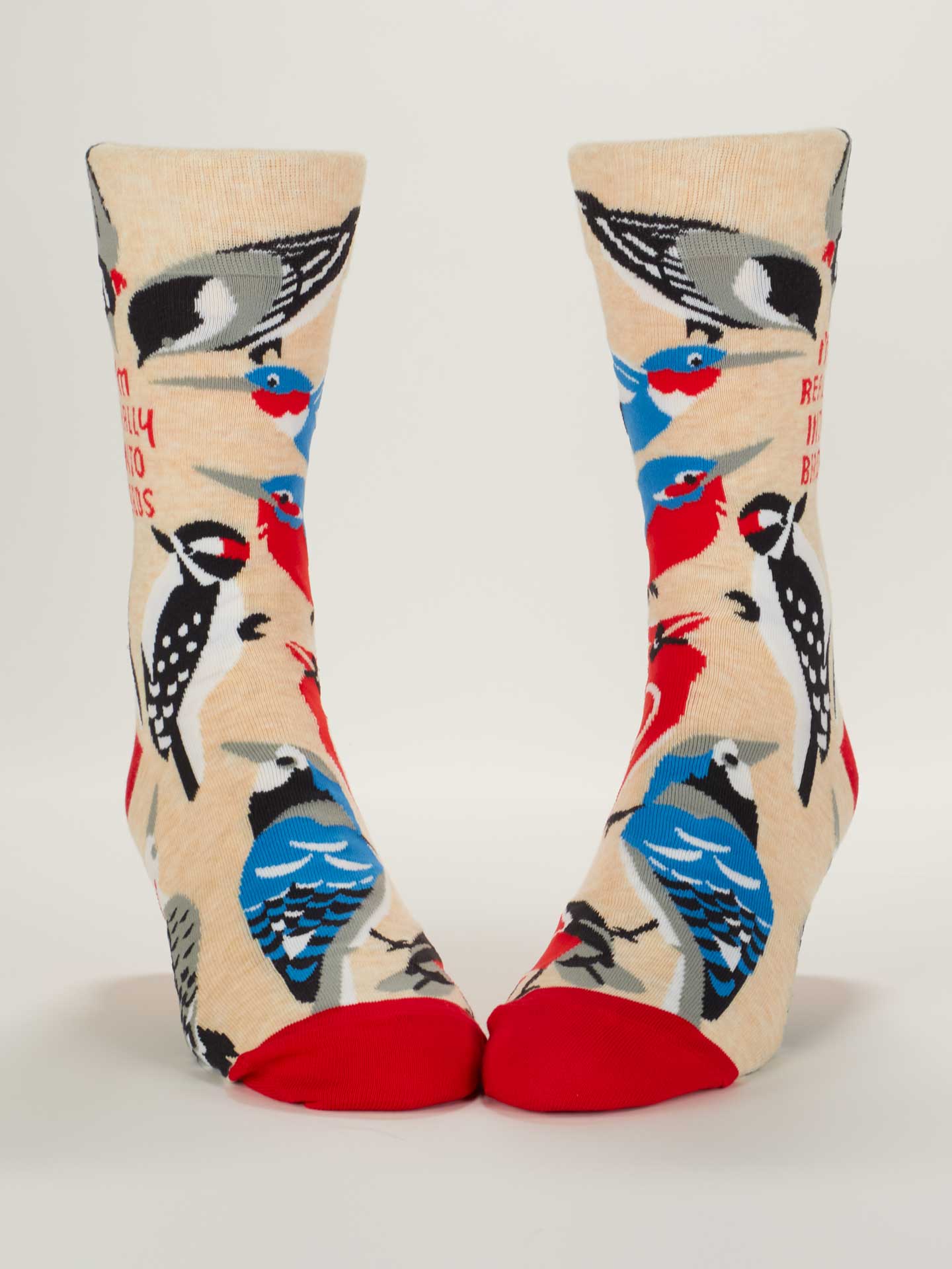 Men's Crew Socks Really Into Birds