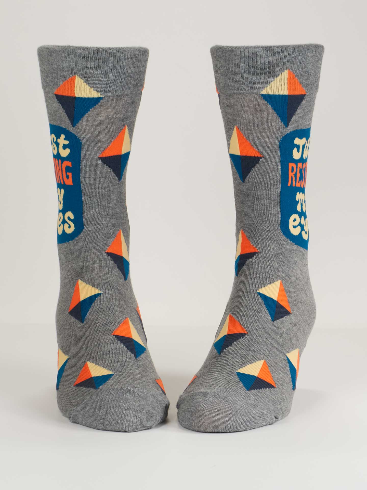 Men's Crew Socks Resting My Eyes