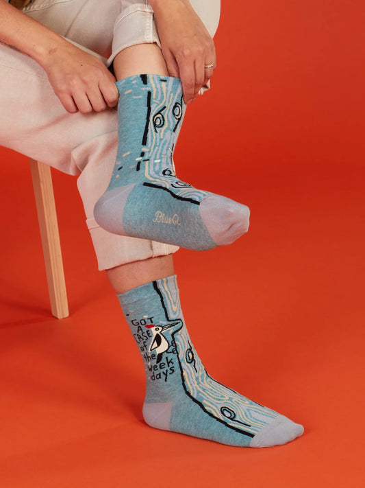 Women's Crew Socks Case Of The Weekdays