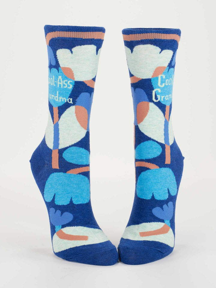 Women's Crew Socks Cool Ass Grandma