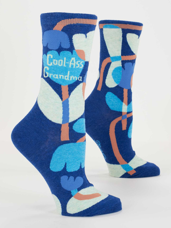 Women's Crew Socks Cool Ass Grandma