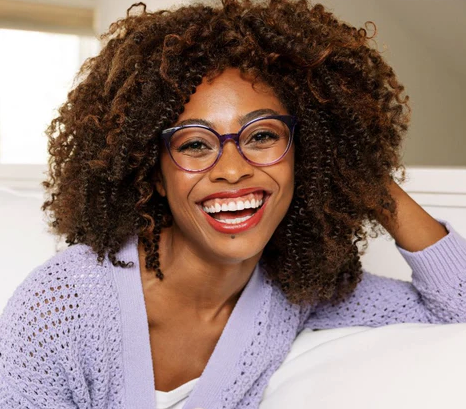 Dahlia Purple Cat Eye Blue Light Glasses