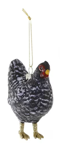 Farmhouse Hen Ornament