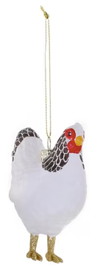 Farmhouse Hen Ornament