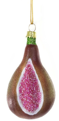 Orchard Fig Glass Ornament