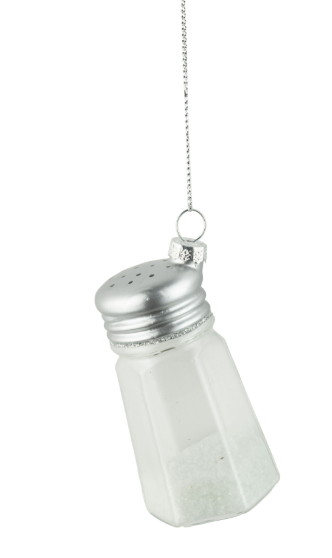 Glass Salt & Pepper Shaker Ornaments