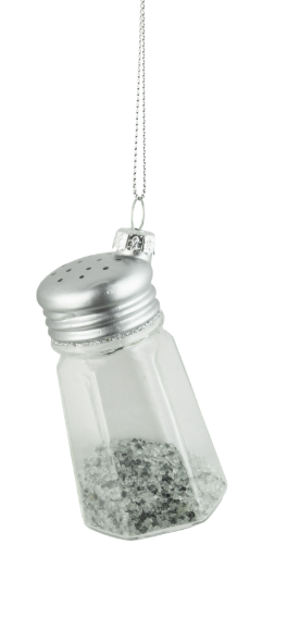 Glass Salt & Pepper Shaker Ornaments