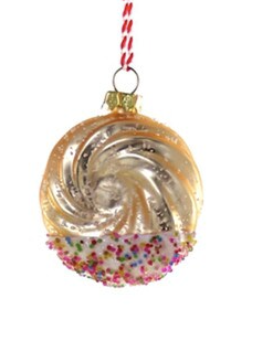 Christmas Cookie Box Glass Ornament