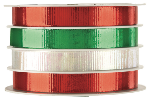 Multi Channels Thick Christmas Ribbon
