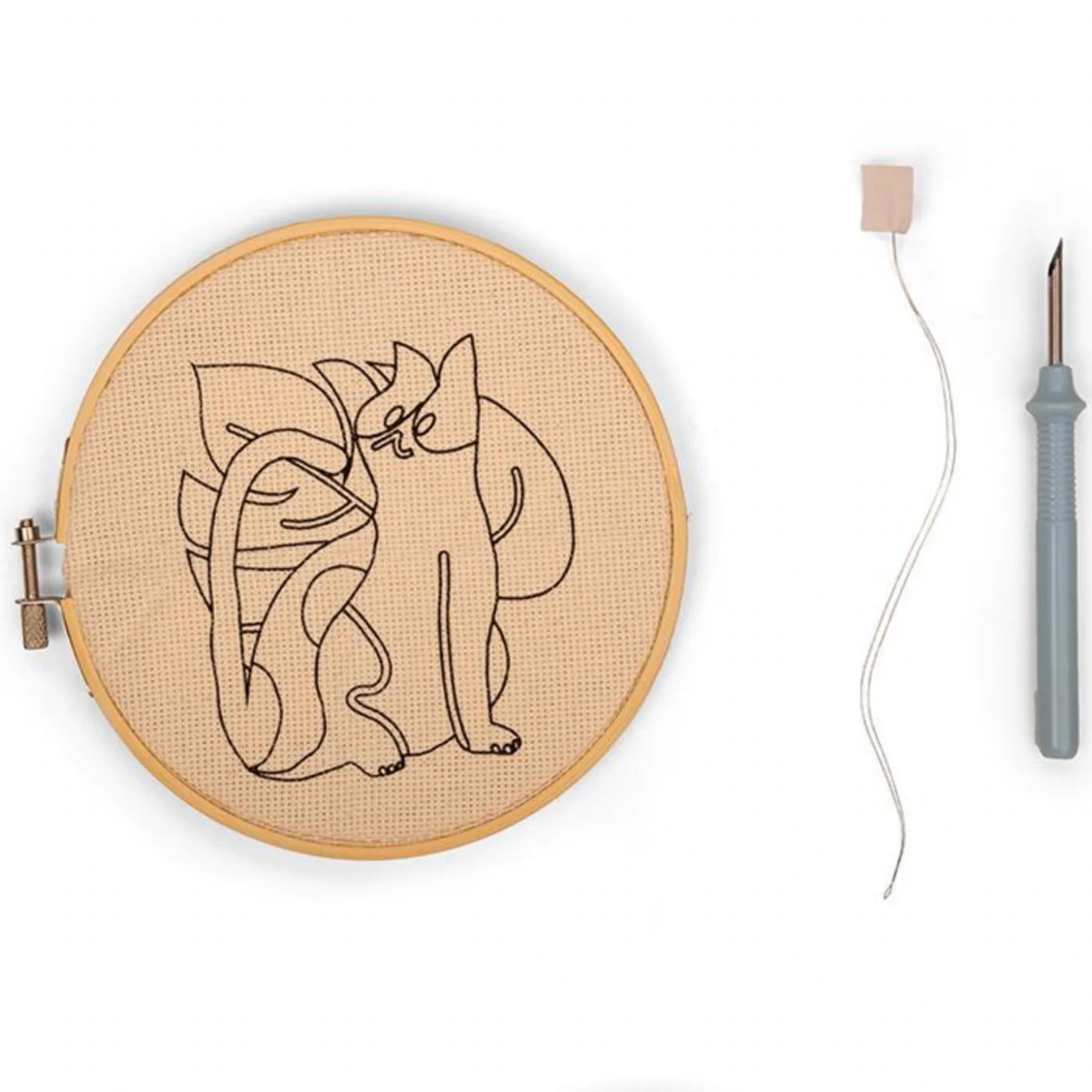 Punch Needle Kit Cat