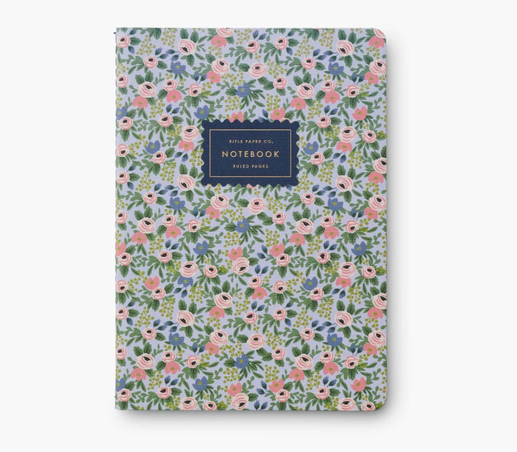 Assorted Set of 3 Rosa Notebooks