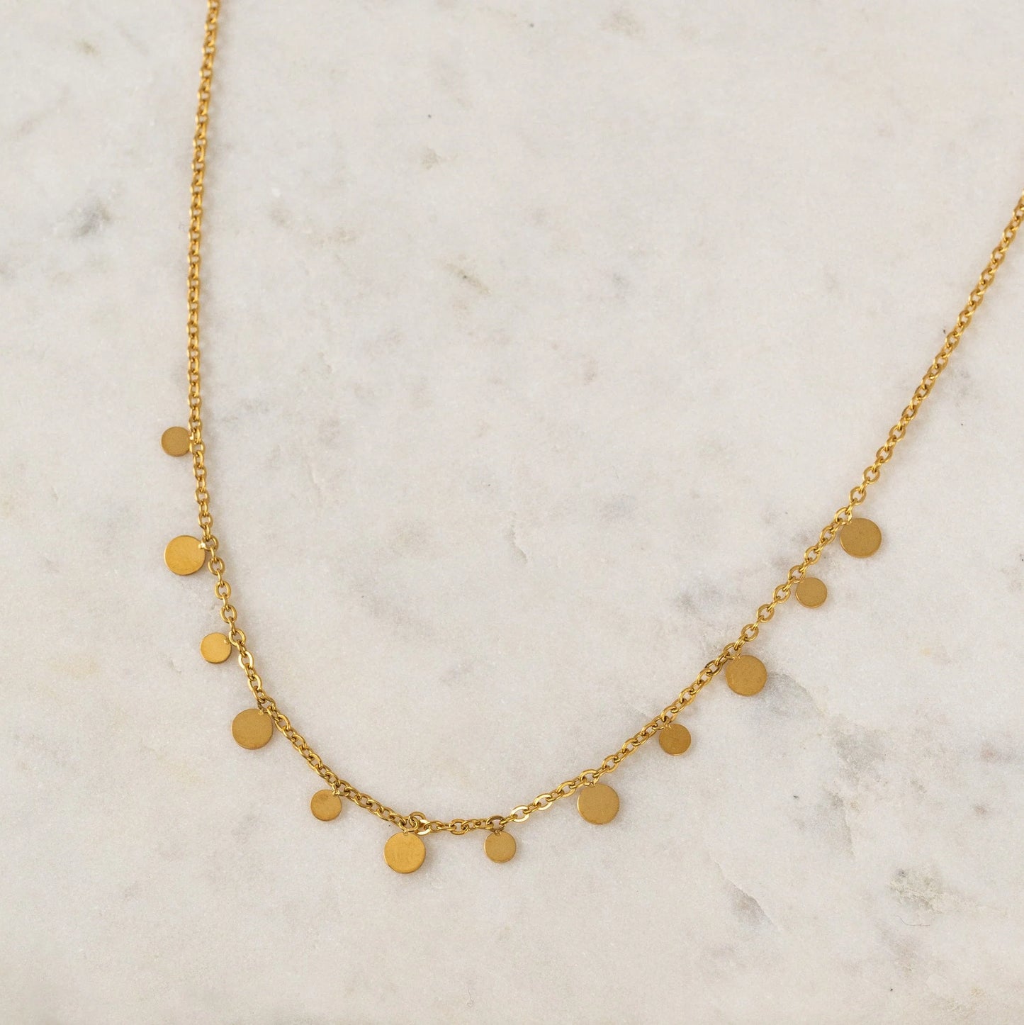 Solar Necklace Gold