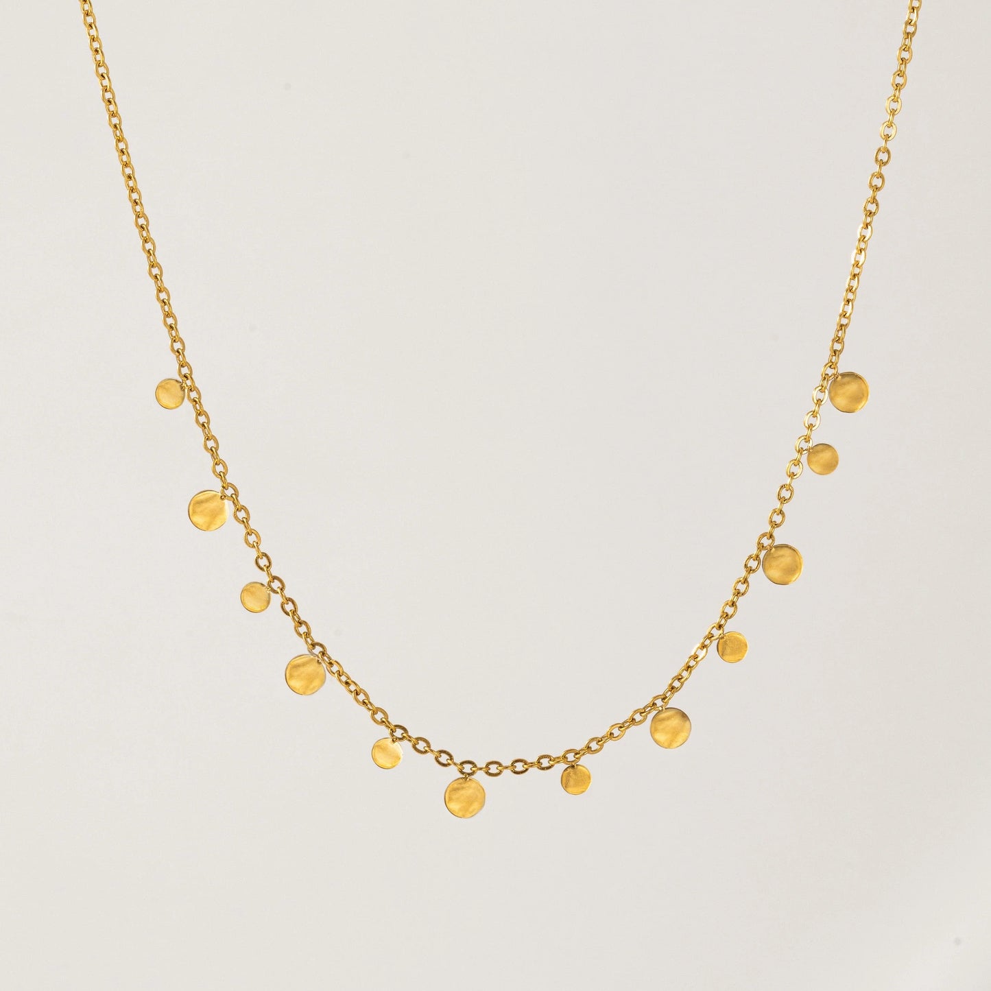 Solar Necklace Gold