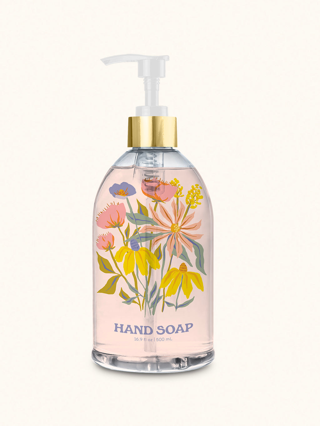 Springtime Blooms Liquid Hand Soap Decorative Insert