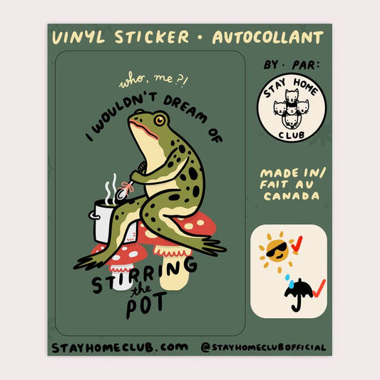 S58 Stirring the Pot Waterproof Vinyl Sticker