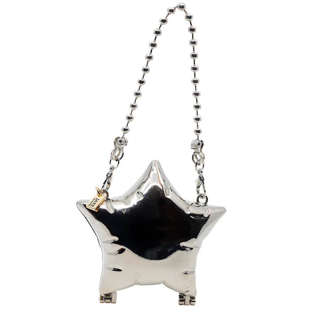The Stella Silver Micro Bag
