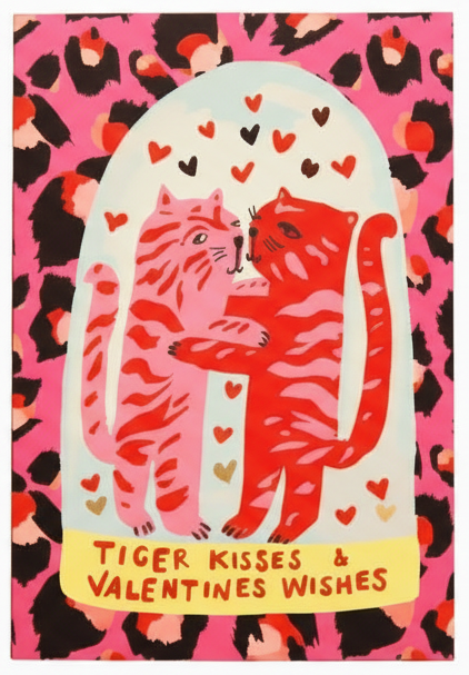 Tiger Wishes & Valentines Kisses