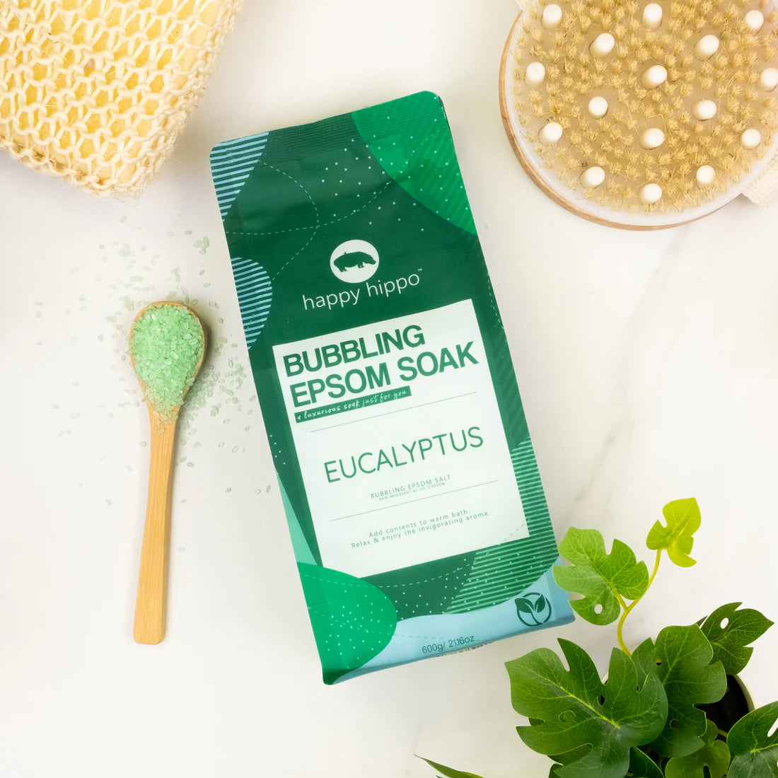 Eucalyptus Cold Buster Bubbling Epsom Soak 600g