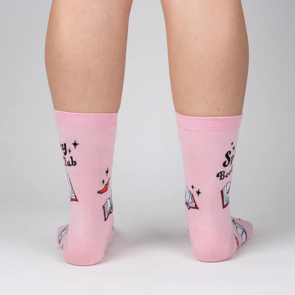 Women's Crew Socks Spicy Book Club
