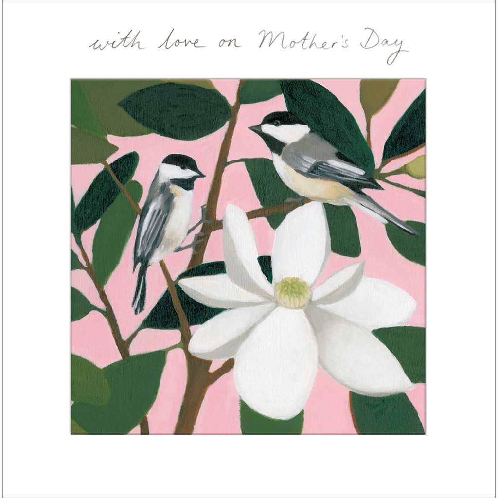 White Flower Mother's Day Card