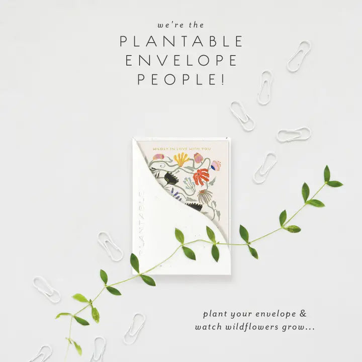 Wildly In Love Sprout Mini Greeting Card