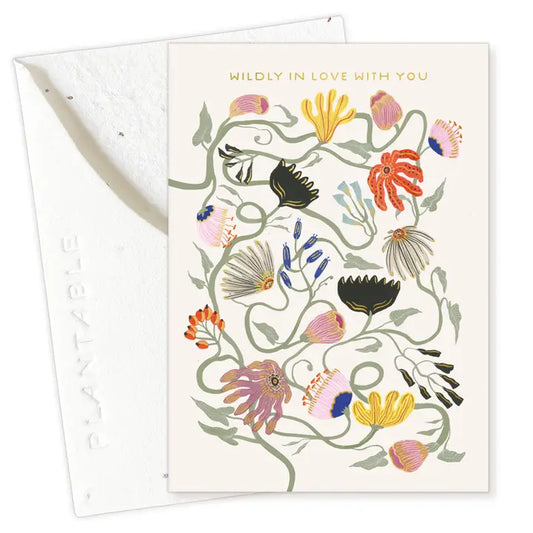 Wildly In Love Sprout Mini Greeting Card
