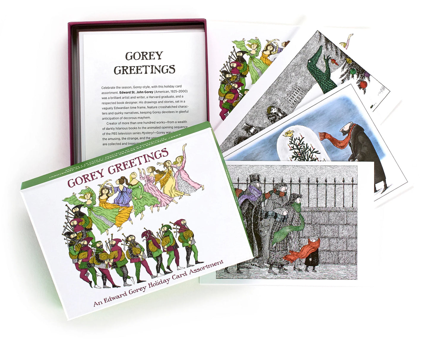 Edward Gorey Assorted Holiday Boxed Cards