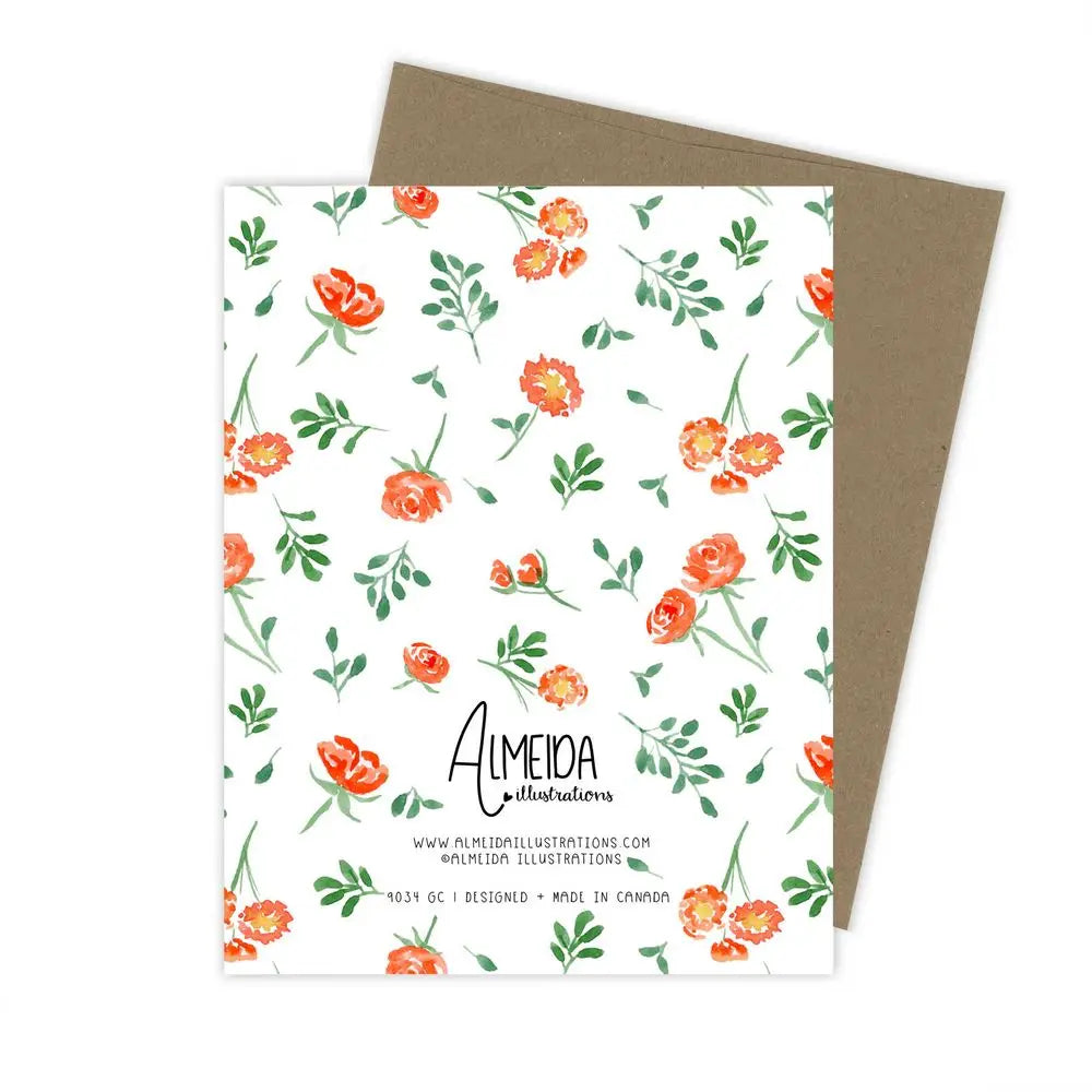 Mother's Day Florals card