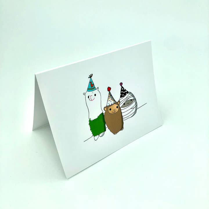 Cute Animals Birthday Card