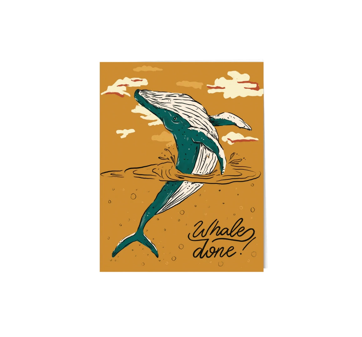 Whale Done Card