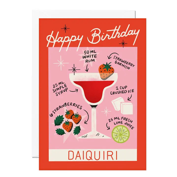 Daiquiri Birthday Card