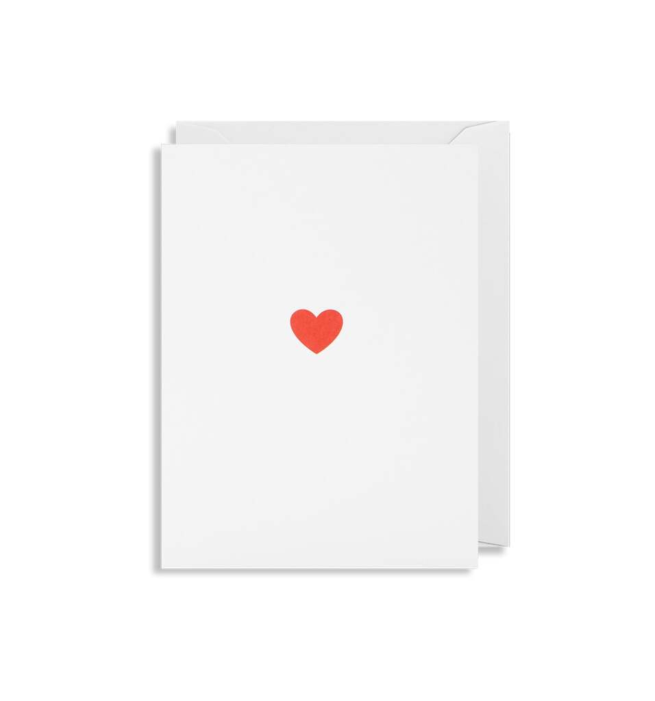 Mini Little Heart Card