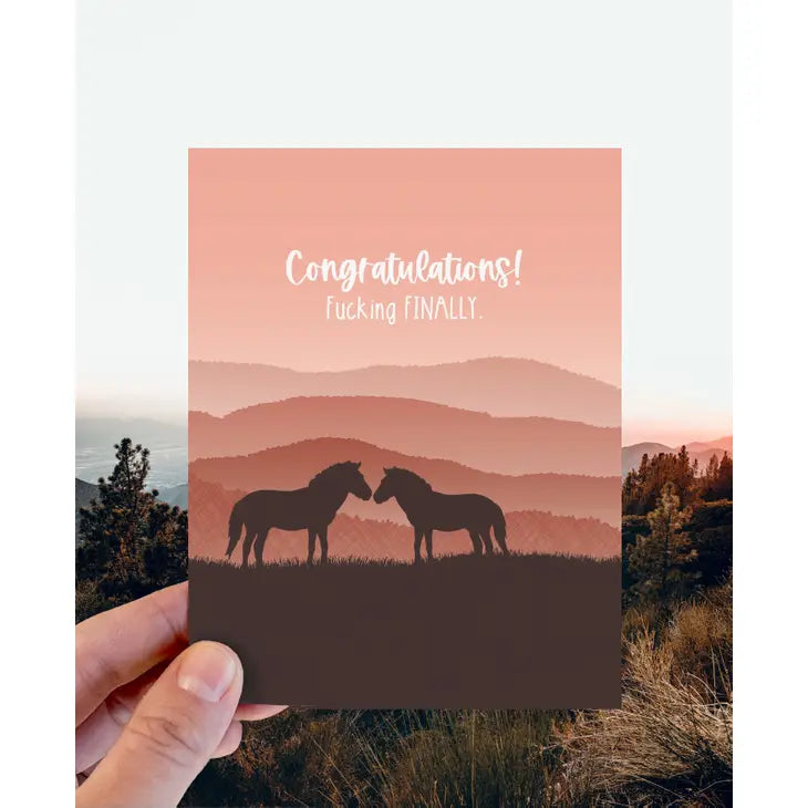 Finally Wedding Card