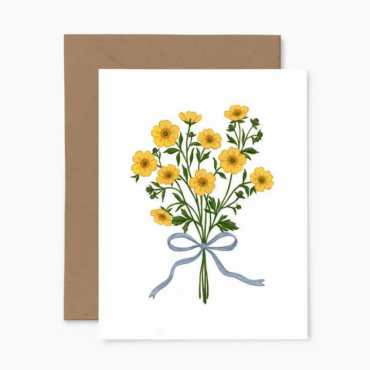 Lovely Buttercups Greeting Card