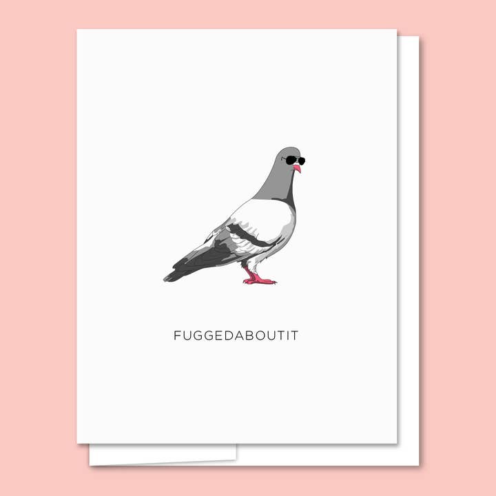 Pigeon Letterpress Card
