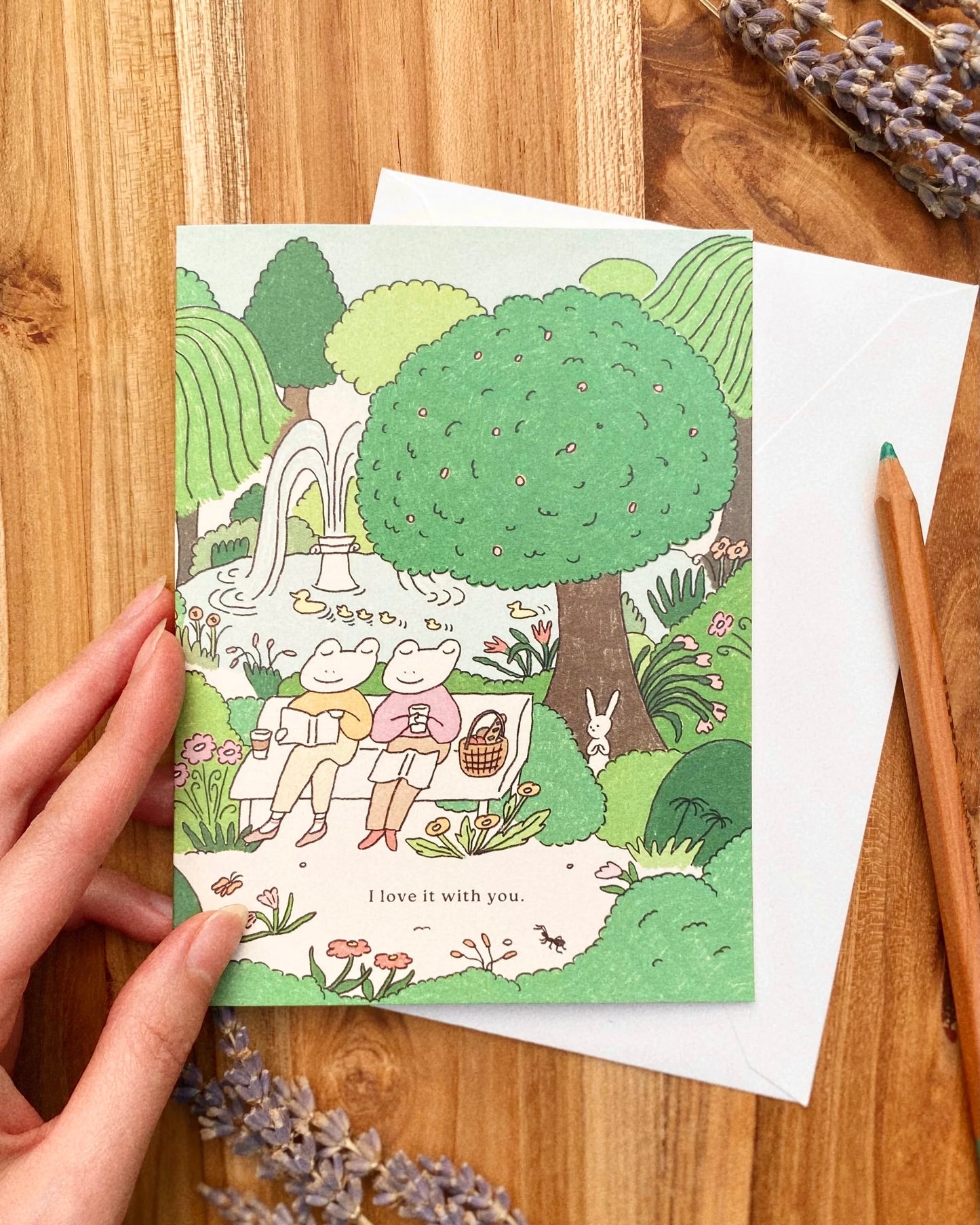 Peaceful Park Card
