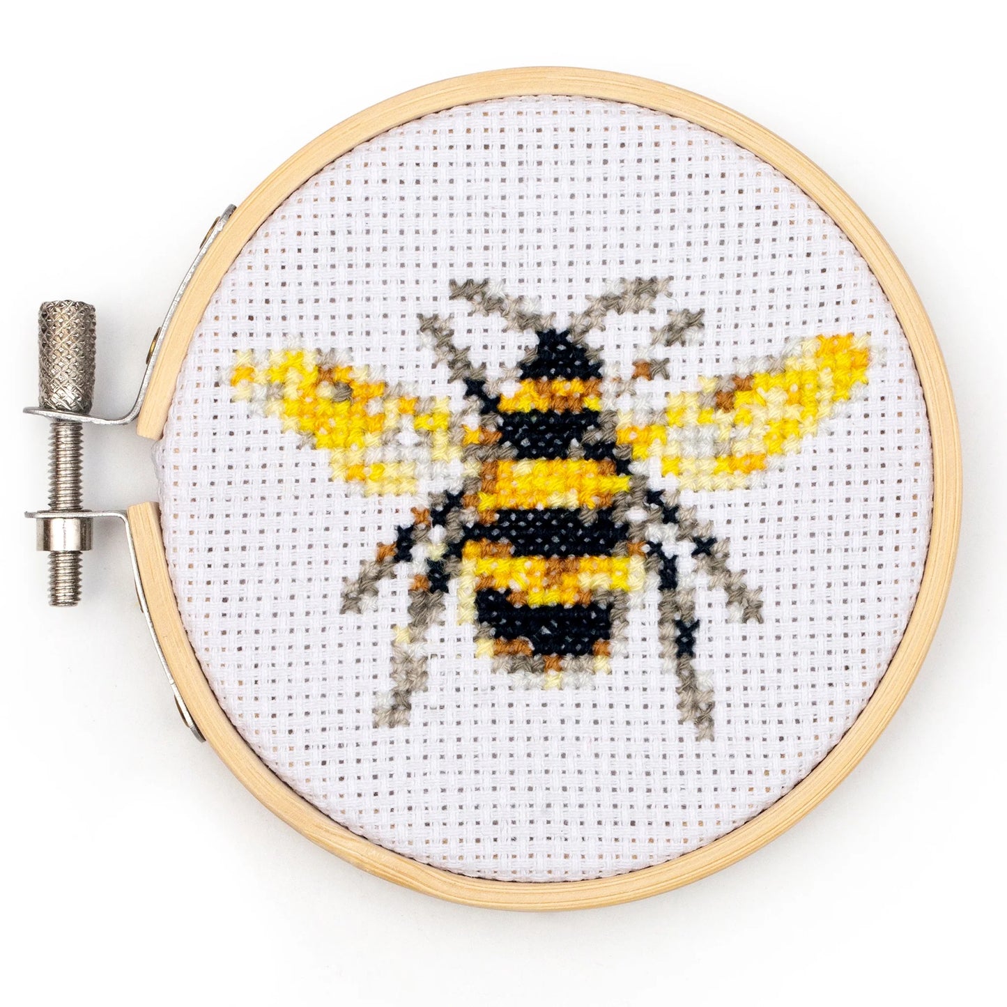 Mini Cross Stitch Embroidery Kit Bee