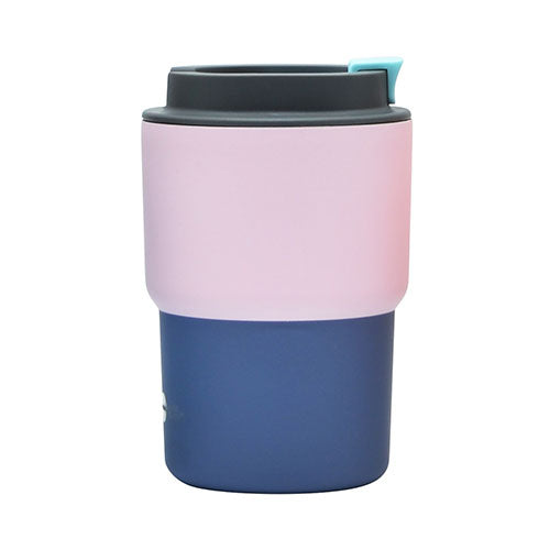 Coffee Express Pastel Pink Short Travel Mug