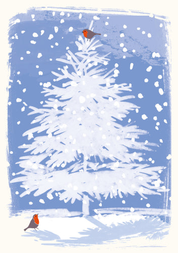 A Robins Christmas Card