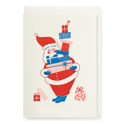 Ariana Father Christmas Mini Card