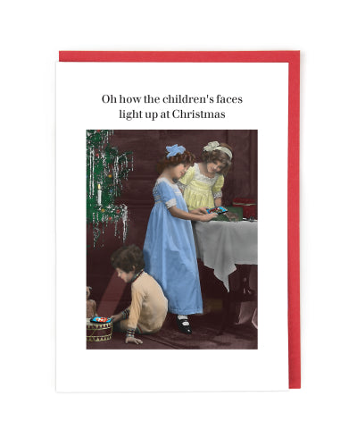 Light Up At Christmas Card
