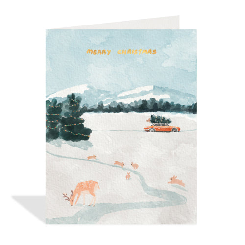 Christmas Road Trip Card