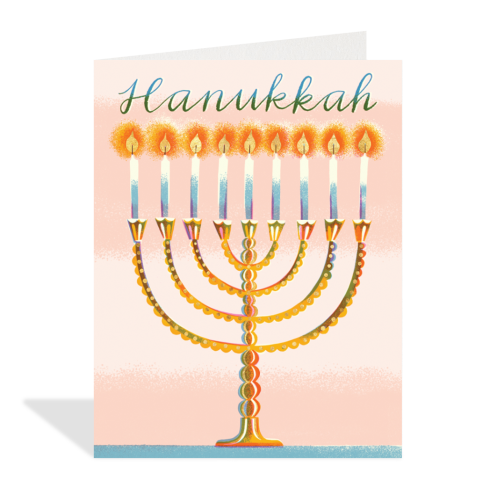 Hanukkah Menorah Card